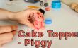 Cómo hacer un Topper de la torta de azúcar pasta Fondant cerdo