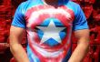 Capitán América Tie Dye Avengers camiseta