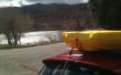 Coches-Top Kayak Rack por alrededor de diez dólares