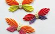 DIY mariposa sonriente pegatinas