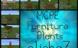 Minecraft muebles plantas