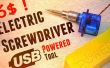 Cómo hacer destornillador eléctrico Usb herramienta de Micro Servo menores de 6 años $! 