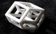 3D 4-dimensionales Tesseract Hypercube modelo B TJT4/6
