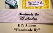 DIY Ribbon "Handmade By" Personalized Labels