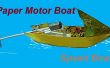 Convertir tu barco de papel a un motor / velocidad de barco. 