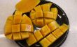 Cortar un mango - estilo hawaiano