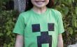 Un Minecraft Creeper t-shirt de la plantilla
