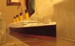 Modelo de Titanic de papel control remoto
