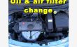 Aceite, filtro de aceite y filtro de aire cambia en un Citroen C3 2006-2008