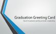 Tarjeta de felicitación de graduación y marco de fotos
