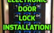 Cerradura de puerta electrónica instalación DIY! 