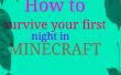 &iquest;C&oacute;mo sobrevivir a tu primera noche en Minecraft