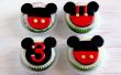 Cómo hacer Cupcake de Mickey Mouse y primeros de la torta