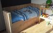 Reciclado de madera de la cama