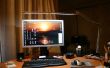 LED-escritorio / espacio de trabajo / teclado lámpara (terciarias de IKEA hack)