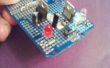 Protoboard fuente de alimentación con un interruptor deslizante para seleccionar la tensión