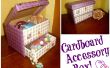 DIY caja de accesorios de cartón
