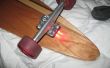 Canalización vertical de longboard skateboard DIY luces de ángulo vertical