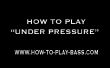 Cómo a jugar bajo a bajo presión