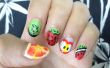 Fruta DIY de uñas