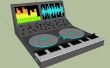DJ sintetizador hecho en Google sketchup
