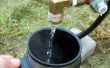 Calentador de agua de campamento con una función de distribución fácil de usar