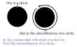 ¿Circunferencia de un círculo
