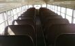 Eliminación de asientos del autobús escolar