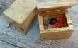 Caja de madera de la plataforma de la joya