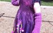 Púrpura Vestido de flores