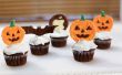 Halloween calabaza Chocolate Cupcake Toppers