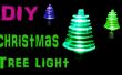 Hacer girar la luz el árbol de Navidad con LEDs y juguete Motor
