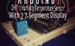 Arduino temperatura y humedad pantalla con pantalla de 7 segmentos