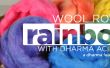 Itinerante del arco iris - teñido de lana con colorantes ácido