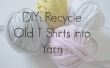 Reciclar camisetas viejas en hilo! 