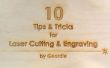 10 consejos y trucos para grabado y corte láser
