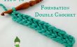 Cómo Crochet doble Fundación