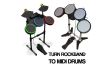 Convertir Rockband controlador MIDI Drums