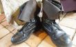 Se vuelven viejas botas militares botas de pirata! 