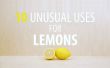 10 usos inusuales para los limones