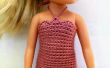 Crochet vestido de verano de muñeca