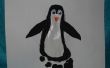 Los niños pie pingüino impresión Artes y proyecto de artesanía