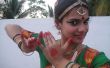 Cómo usar un vestido de danza Bharatanatyam