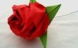 Plegar una rosa Origami