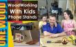 Proyectos de carpintería para niños | Hacer un teléfono o Tablet Stand de madera Psephotus