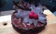 Hojas de olvido chocolate Torte con Chocolate Bay y col
