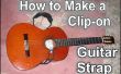 Correa de gancho en guitarra para la guitarra ac&uacute;stica&period; 