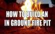 Cómo construir un suelo en hoyo del fuego
