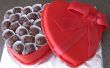Pastel de caja de bombones de San Valentín