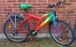 Cambio bicicleta de arco iris w. acrílicos
